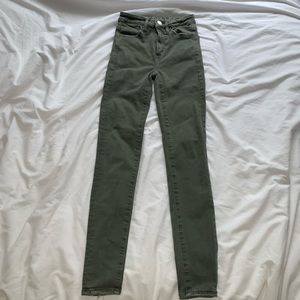 American eagle olive skinny jeans